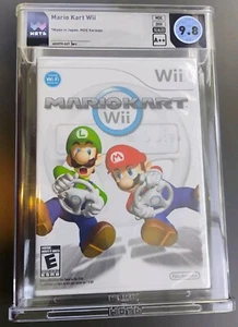 MARIO KART Wii WATA 9.8 A++ 2008 ULTRA RARE VINTAGE VGA LUIGI BOWSER Y-Folds NEW - Picture 1 of 12