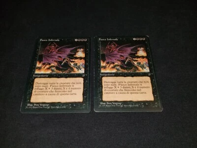 MTG 1x Legends black rare MP Italian FBB Hellfire - Reserved List - Image 1 of 2