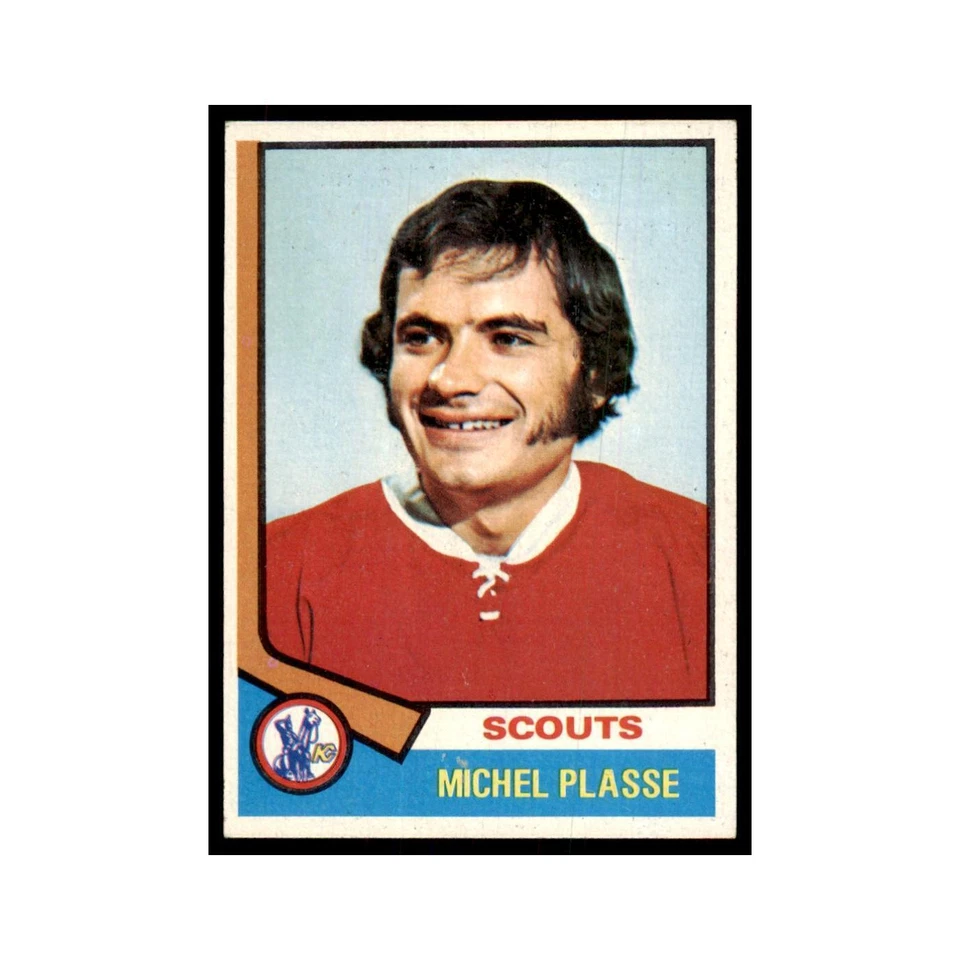 Michel Plasse 1974 Topps #257 Hockey Cards Hockey Card EX - Image 1 of 3