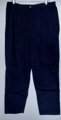 Pantalón Cabin Creek 100% Algodón Sarga Negro Sólido Talla 18S Foto 1 de 4