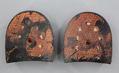 Bota Vaquera De Colección Años 40 50 Cuero Apilado Tacones Negros Talla 11 años 40 años 50 Foto 1 de 4