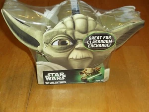 STAR WARS YODA  VALENTINES DAY CARDS-32  CARDS BRAND NEW SEALED 2013 - Picture 1 of 3