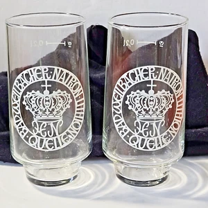 Lot of 2 Bad Weilbacher Natron Lithion Glasses .2L 7oz 5 3/4" Tall - Picture 1 of 5