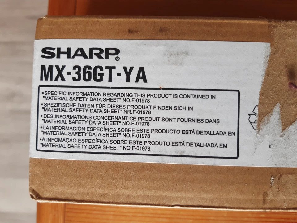 Sharp MX36-YA Cartridge Tonerkatusche Gelb - Bild 1 von 1