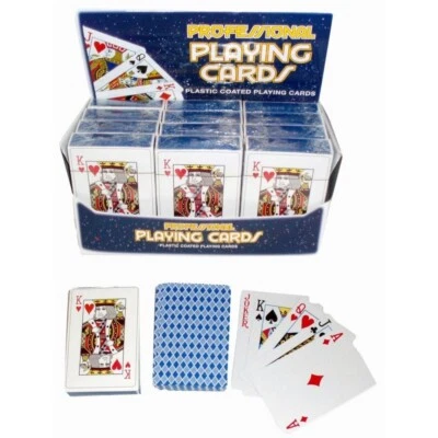 Playing Cards Deck Traditional Plastic Coated Paper Family Game Full Size Pack - Image 1 of 4