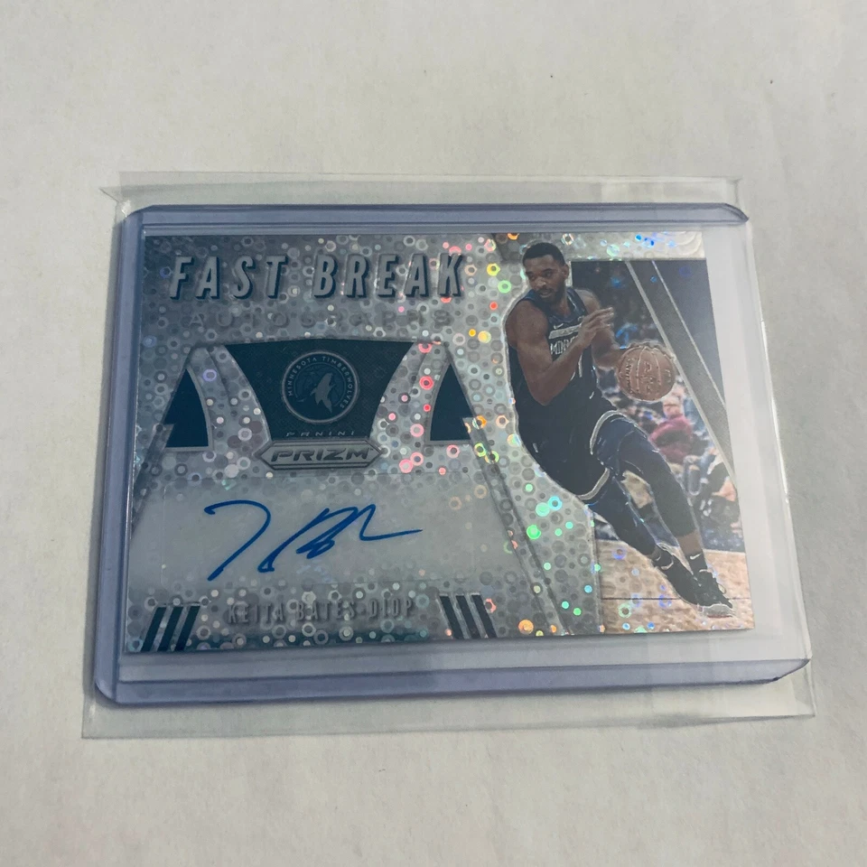 F95074  2019-20 Panini Prizm Fast Break Autographs #46 Keita Bates-Diop MAVERICK - Image 1 of 1