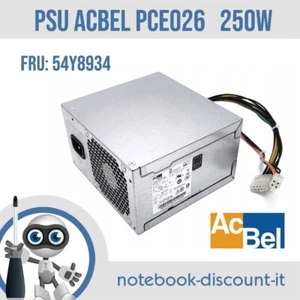 Netzteil AcBel PCE026 PSU für PC DEKSTOP 54Y8934 250W max 80Plus Bronze - Bild 1 von 3