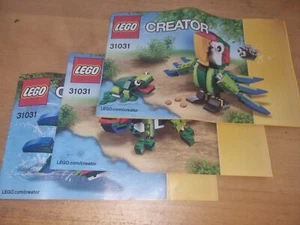 LEGO Creator 31031 Regenwaldtiere Bedienungsanleitung Broschüren - Bild 1 von 2
