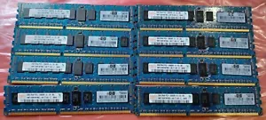 Set 8x Hynix 2GB 2Rx8 PC3-10600R DDR3 ECC Server RAM HMT125R7BFR8C-H9 insgesamt 16GB - Bild 1 von 5