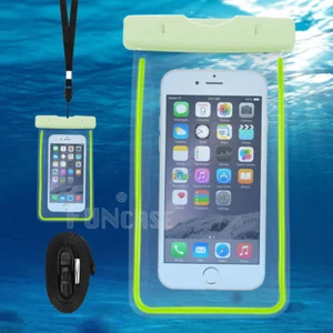 Menge 2 Wasserdichte Tasche Etui Unterwasser Smartphone iPhone Galaxy Handy bis 6,0 - Bild 1 von 1