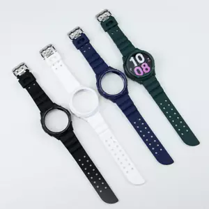 Correa de silicona resistente estuche marco para Samsung Galaxy Watch 6 clásico 43/47 mm - Imagen 1 de 17