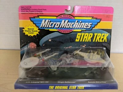Micro Machines Star Trek Collection No1 оригинальная серия нераспечатанная винтаж 1993 - Изображение 1 из 4