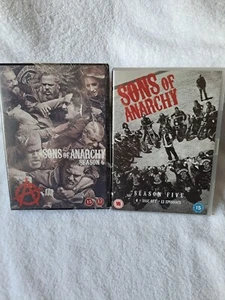 SONS OF ANARCHY: SEASON 5 + 6 ( DVD BOX SET'S NEW AND SEALED) - Picture 1 of 5