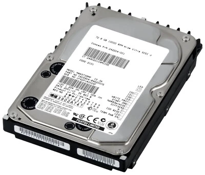 Hard Drive Compaq 242204-001 MAN3735MP 72.8 GB 10K SCSI U160 3.5'' - Image 1 of 3