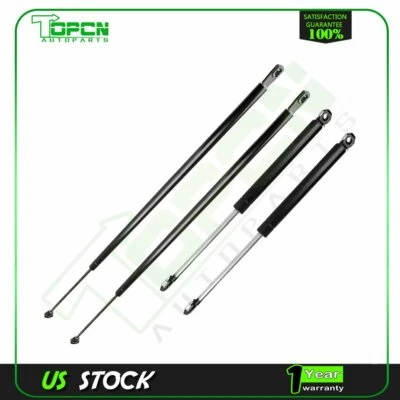 Soportes de elevación de escotilla de capó de 4 unidades hélice de resorte de gasolina para Chevy Camaro 1982-1992 cupé Foto 1 de 4