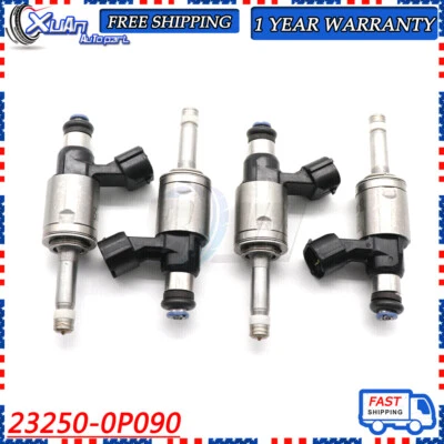 23250-0P090 4x inyectores de combustible para Toyota Highlander Sienna Tacoma 2016-2017 3,5 L Foto 1 de 4