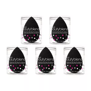 Beauty Make-up Applikator Foundation Blender Puffer Schwamm makellos glatt schwarz - Bild 1 von 3