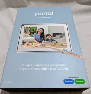 Facebook Portal (2nd Generation) Smart Speaker - White, 10” - Picture 1 of 5