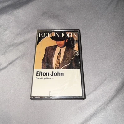 Elton John Breaking Hearts Cassette Tape 1984 Geffen Records NM - Image 1 of 4
