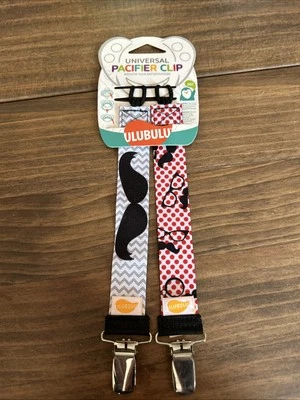 Universal Pacifier Clips Baby Toddler Boy Ulubulu NWT - Image 1 of 4