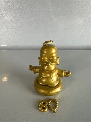 The Simpsons - Homer Golden Buddha Gold Figure Kidrobot Loot Crate - Image 1 of 4