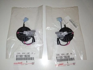 Toyota Genuine Supra Headlamp Cord/Harness Bulb Socket RH LH Set New From Japan - Picture 1 of 24