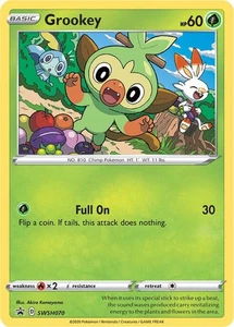 Pokemon Sword & Shield Promo Grookey SWSH070 Holo Card - Picture 1 of 1