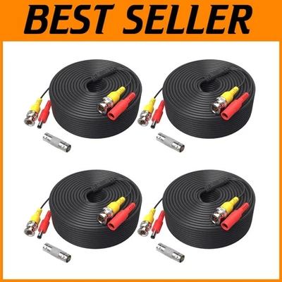 Flexible Surveillance Camera Cable with Free Connectors - Image 1 of 4