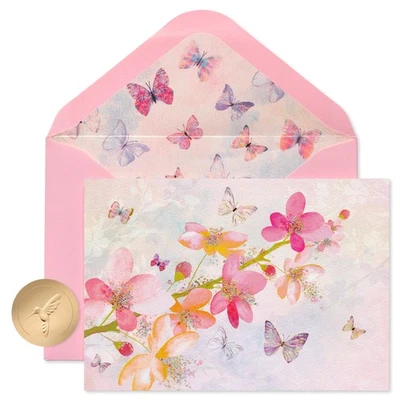 Tarjetas en blanco con sobres, flores (12 unidades) Foto 1 de 4