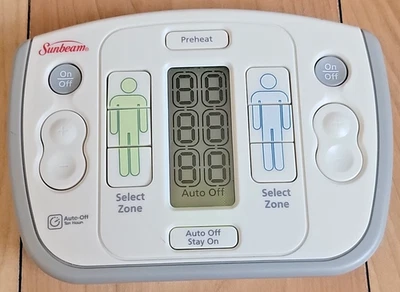 Sunbeam L85KQB Wireless Remote Controller OEM Heated Mattress Pad TESTED - READ - Image 1 of 4