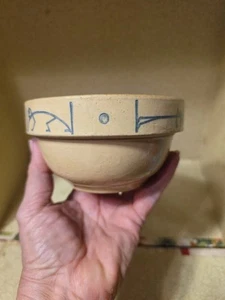 Antique Buckeye Pottery Co. Bowl Stickmen HTF - Picture 1 of 11