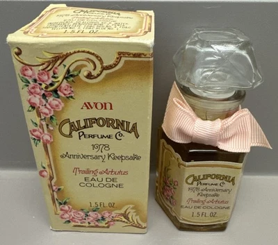 De colección Avon California Perfume Co. 1978 Aniversario Recuerdo Dulce Honestidad 1.5 Foto 1 de 4