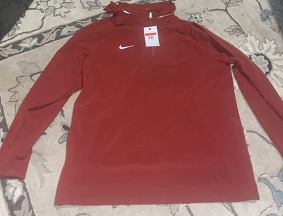 Nike Ligero L/S 1/4 Cremallera Sudadera con Capucha Chaqueta Fútbol Rojo Talla Grande FJ9545-613 NUEVO CON ETIQUETAS Foto 1 de 4