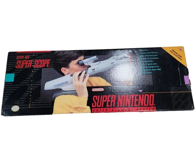 Nintendo SNES Super Scope Controller Bazooka with Original Box - Image 1 of 4