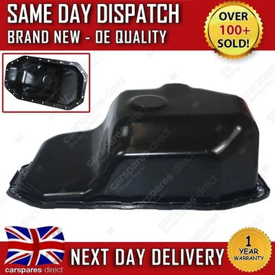 SEAT IBIZA / SKODA FABIA MK1 MK2 1.4 PETROL STEEL ENGINE OIL SUMP PAN 1999-2015 - Image 1 of 4