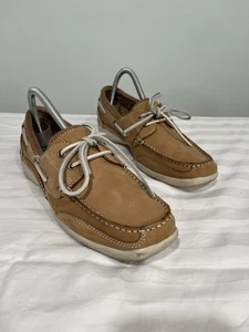 Bass luftiger Bootsschuh hellbraun Damengröße 9M Spitze Wandern Strandschuhe - Bild 1 von 9