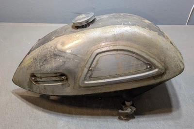 Tanque de combustível Yamaha YL1 Twin Jet gasolina 1966 1967 - Imagem 1 de 4