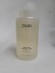 OUAI FINE HAIR SHAMPOO SHAMPOOING 10FL. OZ./300 ML. BREATHES LIFE INTO YOUR HAIR - Picture 1 of 3