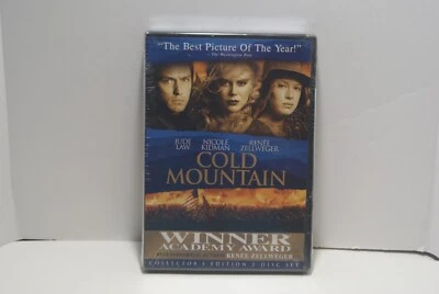 Cold Mountain - Collector's Edition Set (DVD, 2004, 2-Disc Set) New Sealed - Image 1 of 3