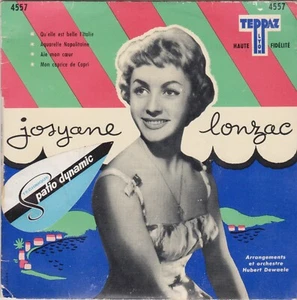 JOSYANE LONZAC QU'ELLE EST BELLE L'ITALIE FRENCH ORIG EP HUBERT DEWAELE - Imagen 1 de 2