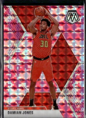 2019-20 Panini Mosaic #34 Damian Jones Camo Pink Prizm Atlanta Hawks - Image 1 of 2