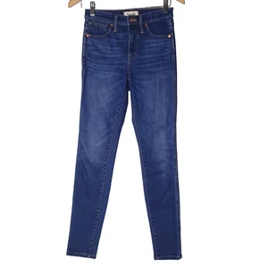 Madewell 10" High-Rise Skinny Jeans Size 25 in Danny Wash: TENCEL™ Denim Edition - Picture 1 of 10