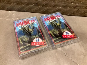 American Country 24 #1 Hits - 2 SEALED Cassettes Tapes 1 & 2 - NEW - Picture 1 of 5
