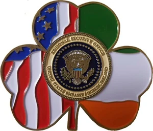 US Embassy Dublin Ireland Diplomatic Security Service Challenge Coin. 2" 82 - Bild 1 von 3