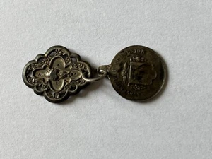 Schmuck Konvolut 2 Medaillen Anhänger Silber (L39) - Bild 1 von 6