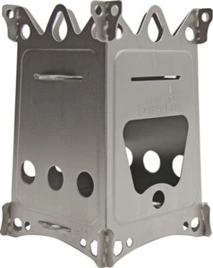 EmberLit FireAnt Camping Stove Titanium Stores Flat Multiple Fuel Options USA - Picture 1 of 5