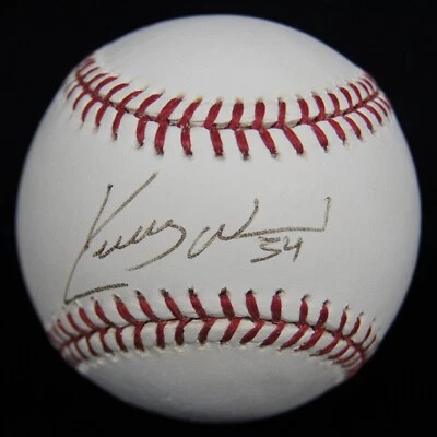 KERRY WOOD Autographed Rawlings Baseball PSA/DNA CHICAGO CUBS - Image 1 of 2