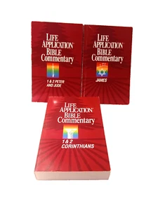Life Application Bible Commentary Bundle #4 (Paperback) 3 Different Books, insid - Imagen 1 de 1