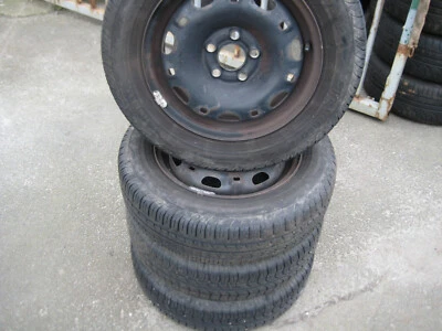 Satz  Sommerreifen auf Felgen Fulda für: VW Polo 9N,Skoda 165/70R14 81T - Bild 1 von 2