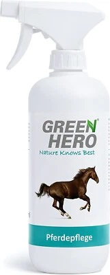 GREEN HERO Pferdepflege - Pflegt die Haut bei Juckreiz Milben Pferdesalbe Pferdebalsam